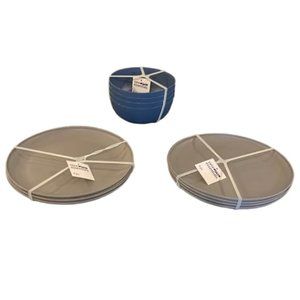 Core essentials bundle of 8 plates 4 bowls.